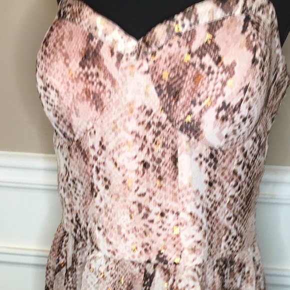 Flowy spaghetti strap midi dress - Picture 2 of 2